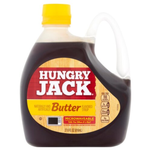 Hungry Jack Butter Flavored Syrup, 27.6 fl oz