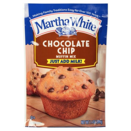 Martha White Chocolate Chip Muffin Mix, 7.4 oz