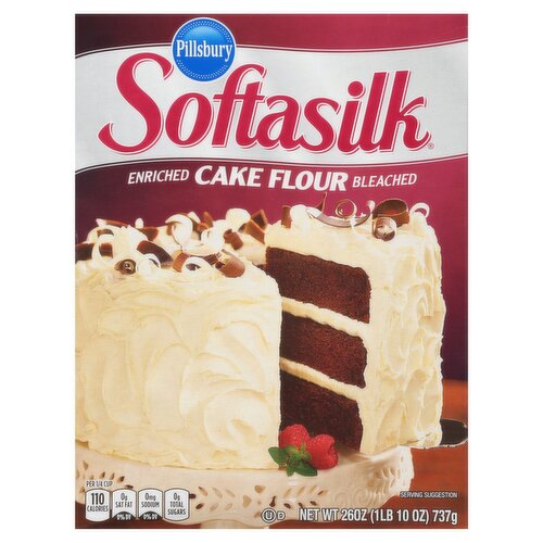 Pillsbury Softasilk Enriched Bleached Cake Flour, 260 oz