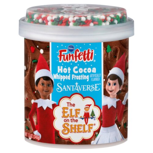 Pillsbury Funfetti Hot Cocoa Whipped Frosting, 12 oz