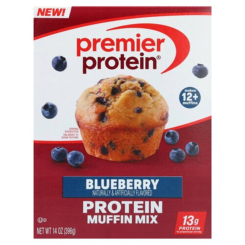 Premier Protein Blueberry Protein Muffin Mix, 14 oz