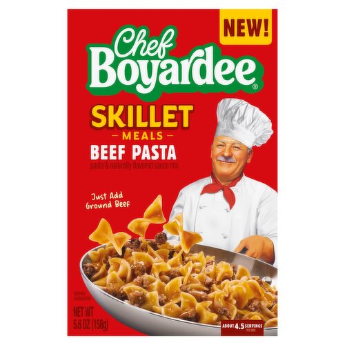 Chef Boyardee Beef Pasta Skillet Meals, 5.6 oz