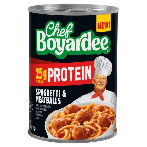 Chef Boyardee Spaghetti & Meatballs, 14.5 oz