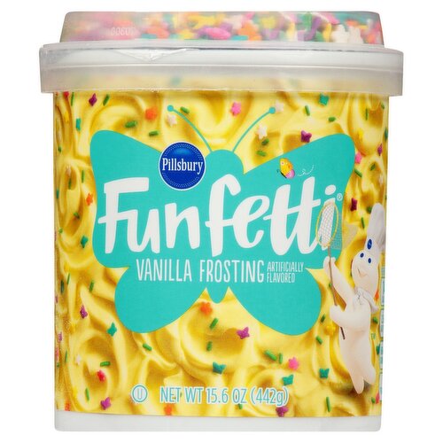 Pillsbury Funfetti Spring Vanilla Frosting, 15.6 oz