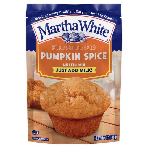 Martha White Pumpkin Spice Muffin Mix, 7 oz