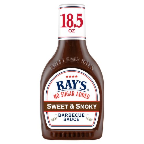 Ray's No Sugar Added Sweet & Smoky Barbecue Sauce, 18.5 oz