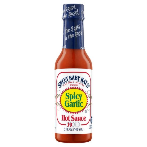 Sweet Baby Ray's Spicy Garlic Hot Sauce, 5 fl oz