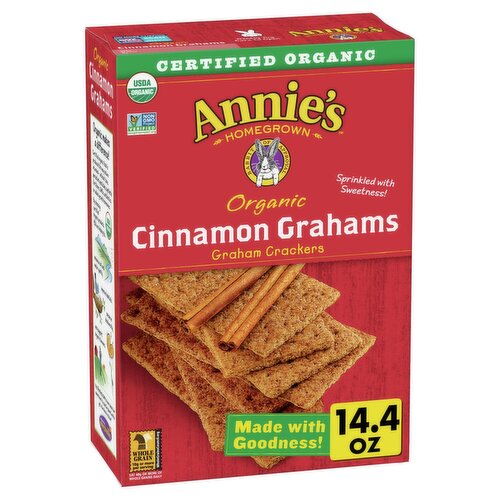 Annie's Homegrown Organic Cinnamon Graham Crackers