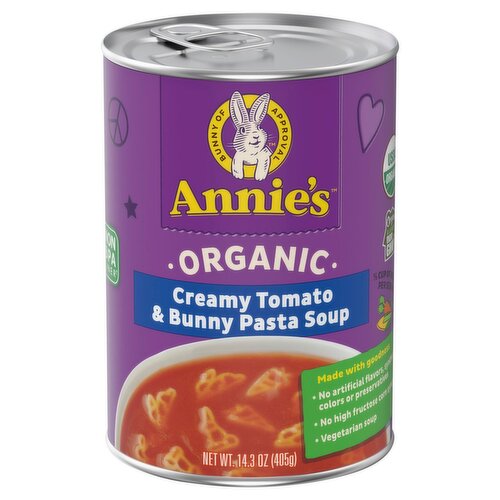 Annie's Organic Creamy Tomato & Bunny Pasta Soup, 14.3 oz