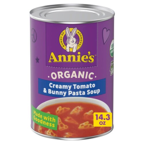 Annie's Organic Creamy Tomato & Bunny Pasta Soup, 14.3 oz