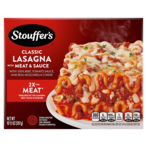 Stouffer's Classic Lasagna with Meat & Sauce, 10½ oz