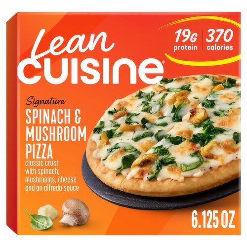Lean Cuisine Signature Spinach & Mushroom Pizza, 6 1/8 oz