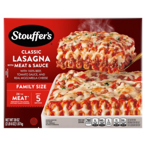 Stouffer's Classic Lasagna with Meat & Sauce Family Size, 38 oz