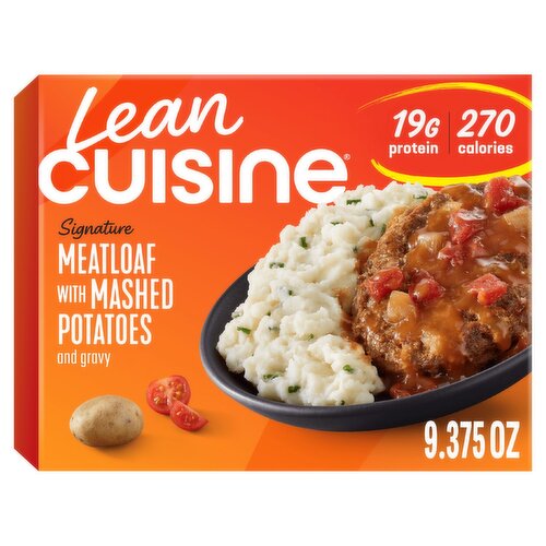 Lean Cuisine Signature Meatloaf with Mashed Potatoes and Gravy, 9 3/8 oz