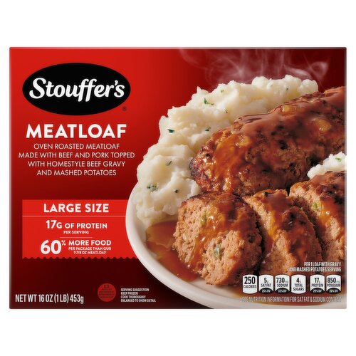 Stouffer's Classic Meatloaf Large Size, 2 count, 16 oz