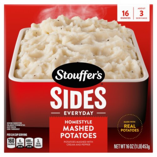 Stouffer's Sides Everyday Homestyle Mashed Potatoes, 16 oz