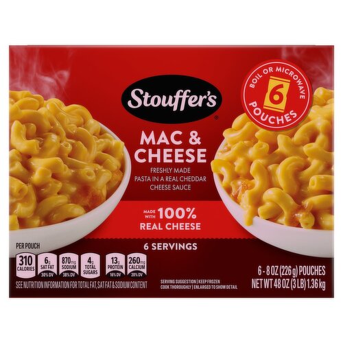 Stouffer's Mac & Cheese, 8 oz, 6 count