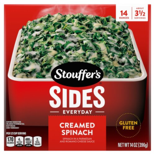 Stouffer's Sides Everyday Creamed Spinach, 14 oz