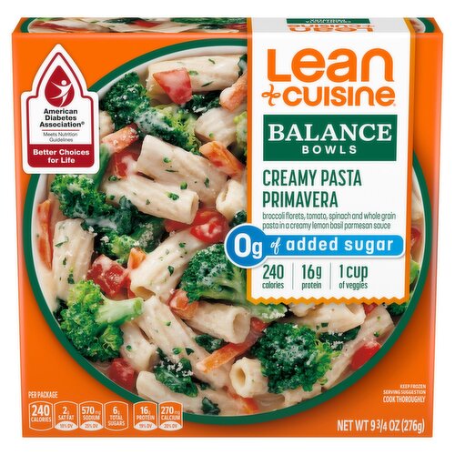 Lean Cuisine Balance Bowls Creamy Pasta Primavera, 9 3/4 oz