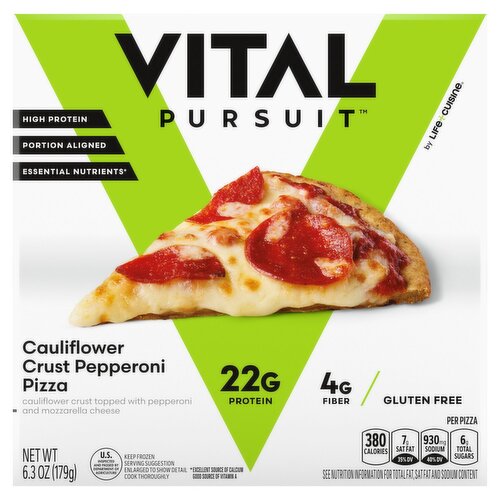 Life Cuisine Cauliflower Crust Pepperoni Pizza, 6 oz