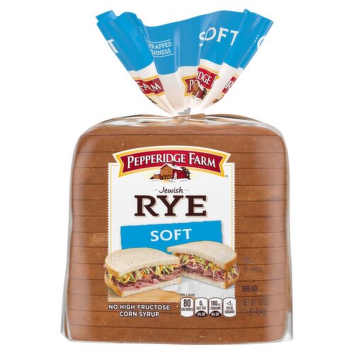 Pepperidge Farm Jewish Rye Soft Bread, 16 oz