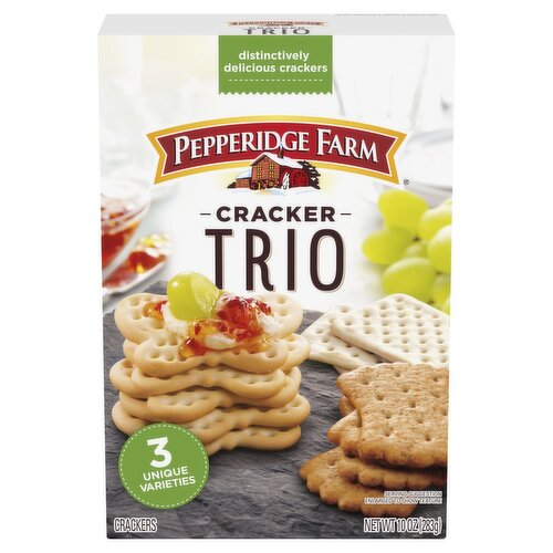 Pepperidge Farm Cracker Trio Crackers, 10 oz