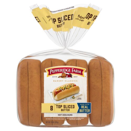 Pepperidge Farm Bakery Classics Hot Dog Buns, 8 count, 14 oz