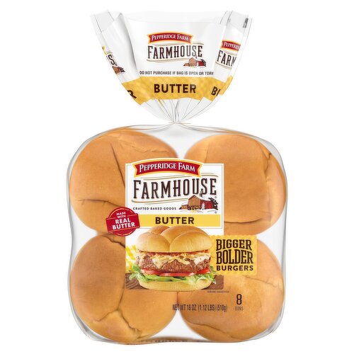 Pepperidge Farm Farmhouse Butter Buns, 8 count, 18 oz