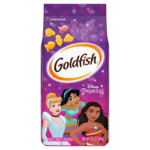 Pepperidge Farm Goldfish Disney Princess Cheddar Baked Snack Crackers, 6.6 oz