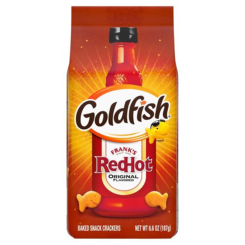 Goldfish Frank's RedHot Original Flavored Baked Snack Crackers, 6.6 oz