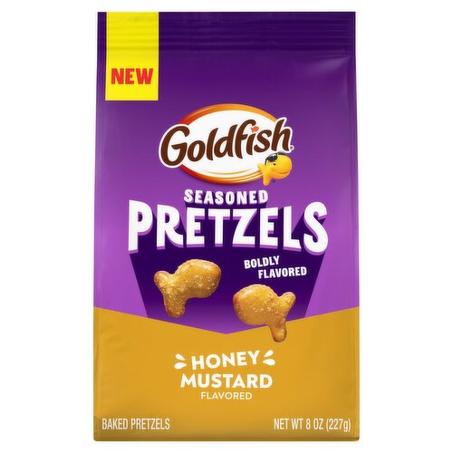 Goldfish Seasoned Honey Mustard Flavored Baked Pretzels, 8 oz