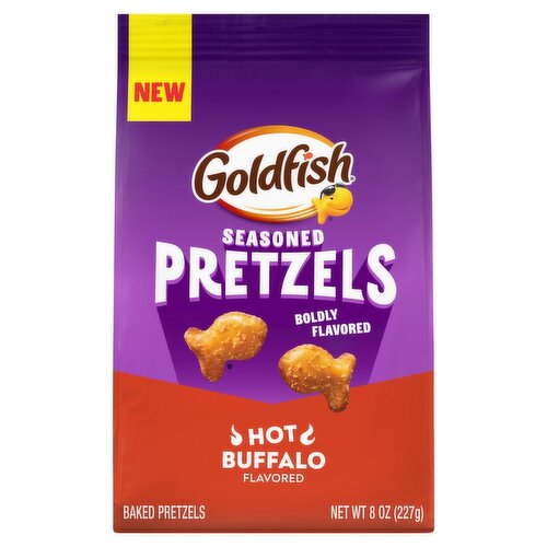 Goldfish Seasoned Hot Buffalo Flavored Baked Pretzels, 8 oz