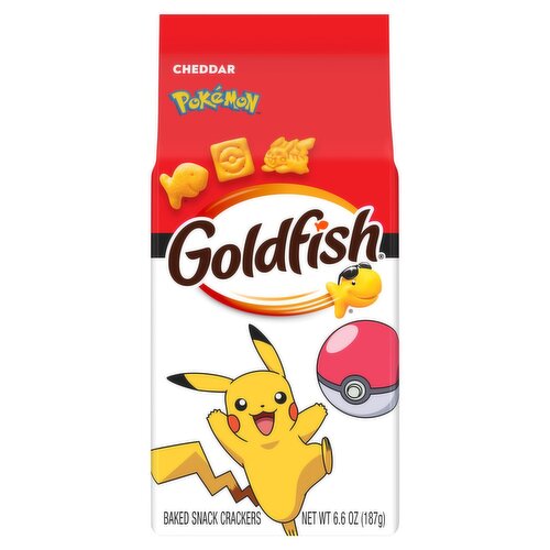 Goldfish Pokémon Cheddar Baked Snack Crackers, 6.6 oz