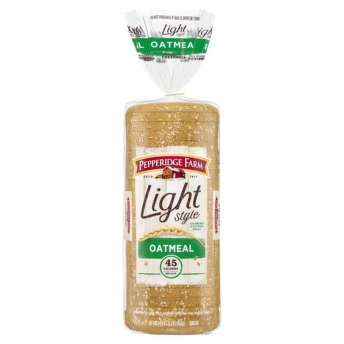 Pepperidge Farm Light Style Oatmeal Bread, 16 oz