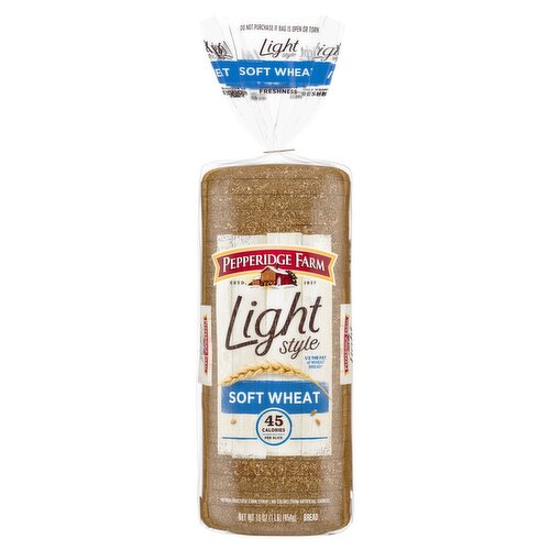 Pepperidge Farm Light Style Soft Wheat Bread, 16 oz