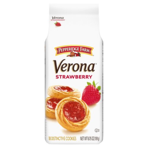 Pepperidge Farm Verona Strawberry Distinctive Cookies, 18 count, 6.75 oz