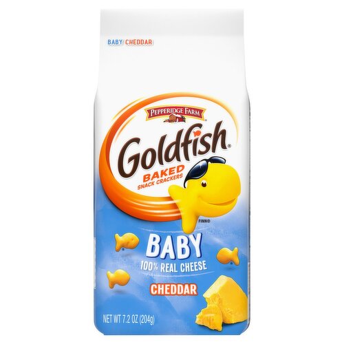 Pepperidge Farm Goldfish Baby Cheddar Baked Snack Crackers, 7.2 oz