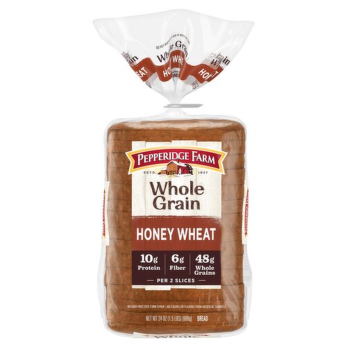 Pepperidge Farm Whole Grain Honey Wheat Bread, 24 oz