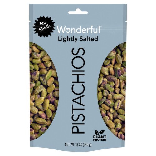 Wonderful Lightly Salted Pistachios, 12 oz