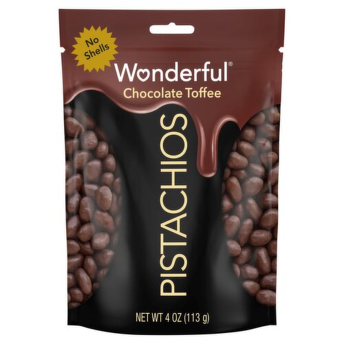 Wonderful Chocolate Toffee Pistachios, 4 oz