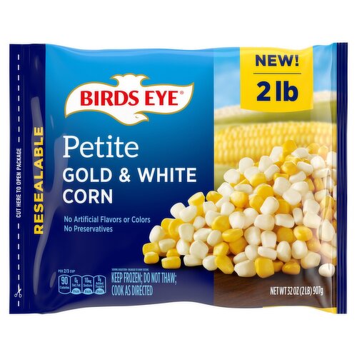 Birds Eye Petite Gold & White Corn, 32 oz