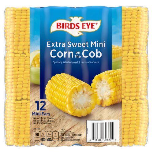 Birds Eye Extra Sweet Mini Corn on the Cob, 12 count