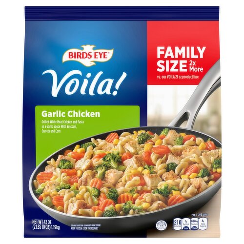 Birds Eye Voila! Garlic Chicken Family Size, 42 oz