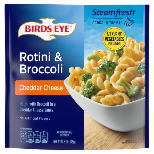 Birds Eye Steamfresh Cheddar Cheese Rotini & Broccoli, 10.8 oz