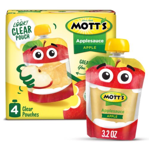 Mott's Applesauce, 3.2 oz, 4 count