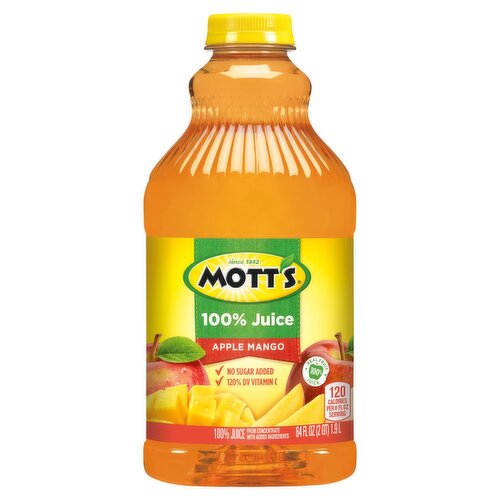 Mott's Apple Mango 100% Juice, 64 fl oz