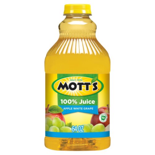 Mott's Apple White Grape 100% Juice, 64 fl oz