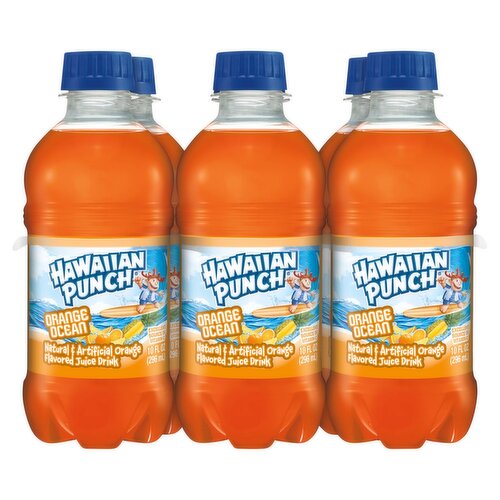 Hawaiian Punch Orange Ocean Juice Drink, 6 count, 10 fl oz