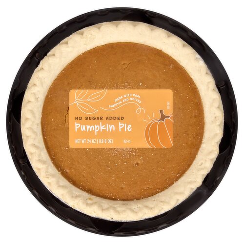 J&J Snack Foods No Sugar Added Pumpkin Pie, 24 oz