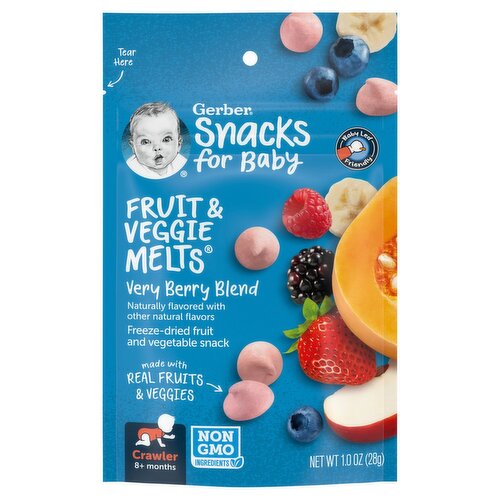 Gerber Very Berry Blend Fruit and Veggie Melts, 1 Oz